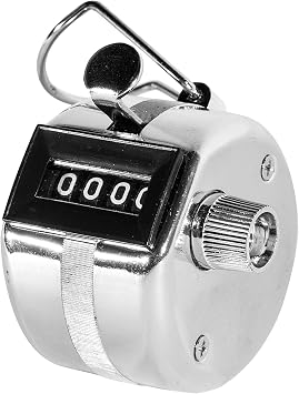 Franklin Sports MLB Baseball + Softball Pitch Counter - Coach + Umpire Clicker Pitch Counter - Steel Pitch Counter for Baseball + Softball Pitchers