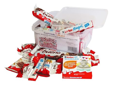 Sweets – Mixed Party Box with Ferrero Children's Specialities Pack of 1 (1 x 640 g)