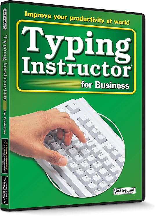 Typing Instructor for Business Business Perfect for Increasing Productivity at Work Straight Forward Typing Training Tutorial Includes 10-Keypad Instructions & Timed Tests Windows/PC