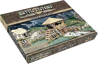 Battle Systems Fantasy Terrain Guard Post - 28-35mm DND D&D RPG Wargames HistoricalFantasy Card Scenery
