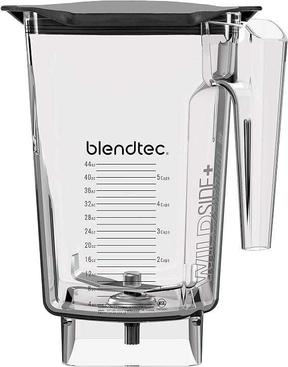 Blendtec 40-630-62 Clear WildSide+ Jar with Black Hard Lid