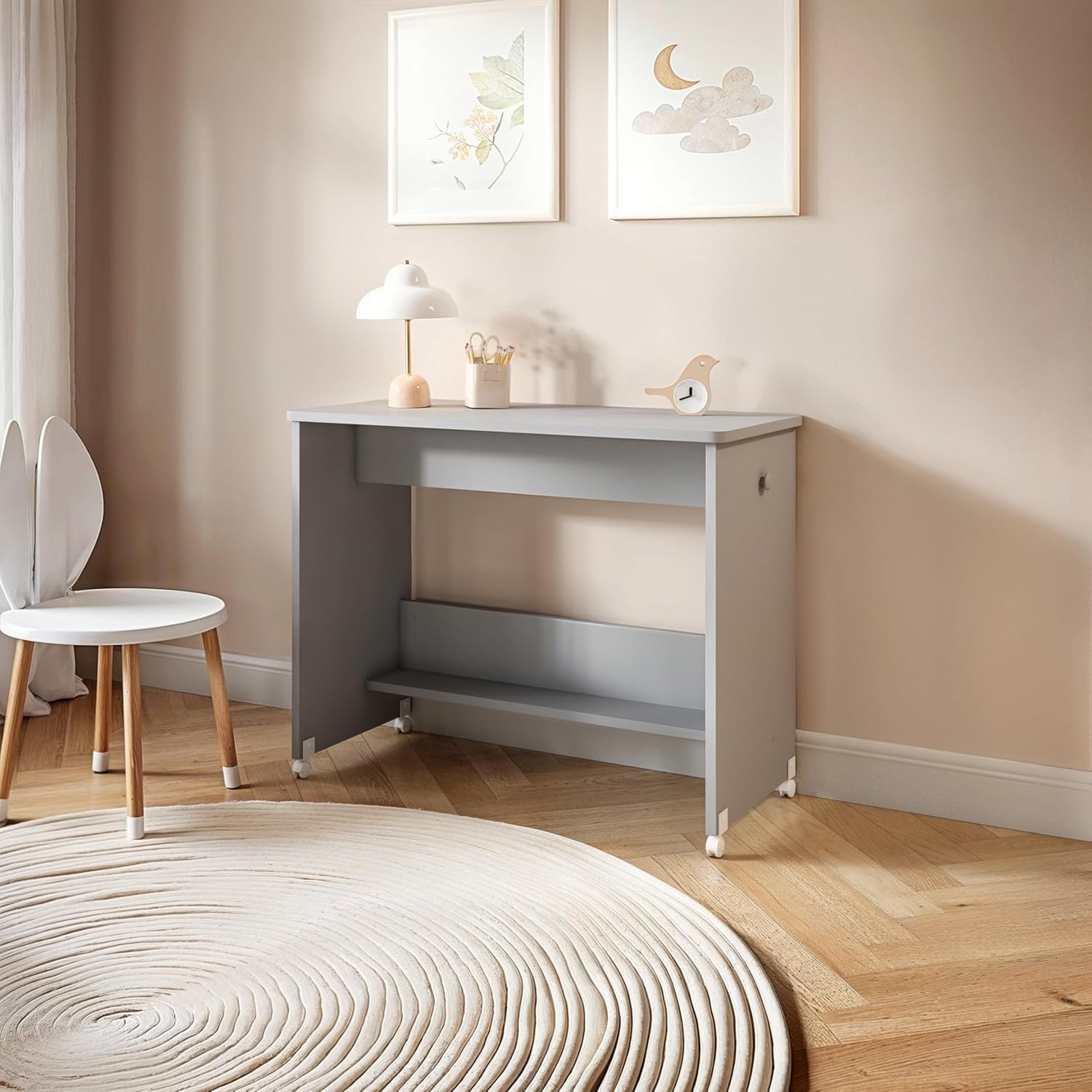 Flair Wizard Pull Out Desk - Grey