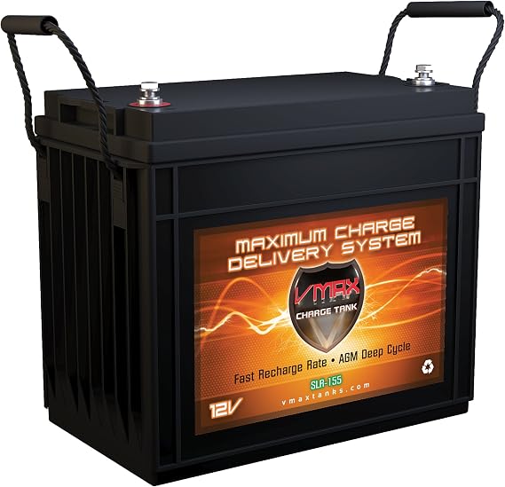VMAX slr155 12 V 155 Ah AGM Deepサイクル充電式バッテリー