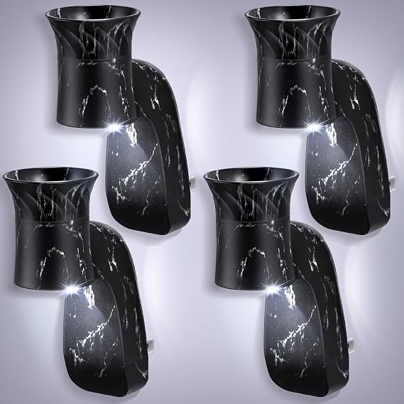 4 Pack Wall Fragrance Plug Compatible with Bath & Body Works, Black