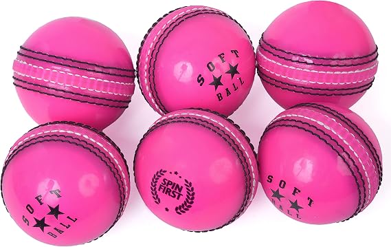 ADS SPORTS Soft Cricket Balls for Practice & Training – Durable Soft Training Ball – Indoor & Outdoor Use – Lightweight Cricket Ball