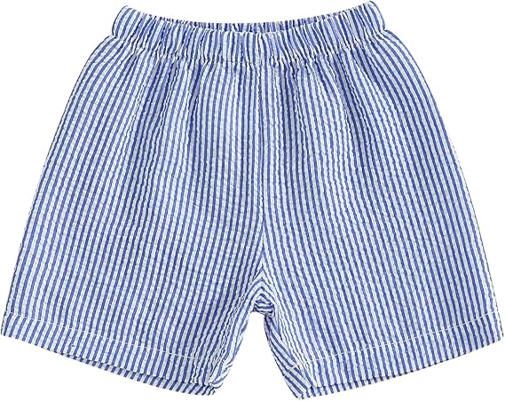 Toddler Baby Boy Girl Shorts Gingham Shorts Summer Casual Elastic Waist Plaid Unisex Short Pants Bottoms