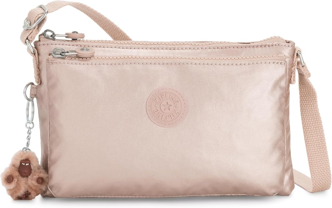 Kipling Womens Women's Mikaela Bag, Super Light, Adjustable Strap, Nylon Printed Crossbody Bag