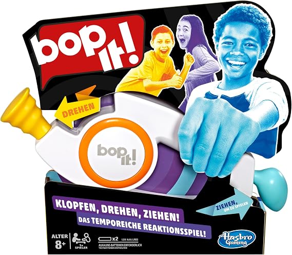 Hasbro Gaming Bop It - Electronic Party Game for Kids 8+, Single or Multiplayer Mode
