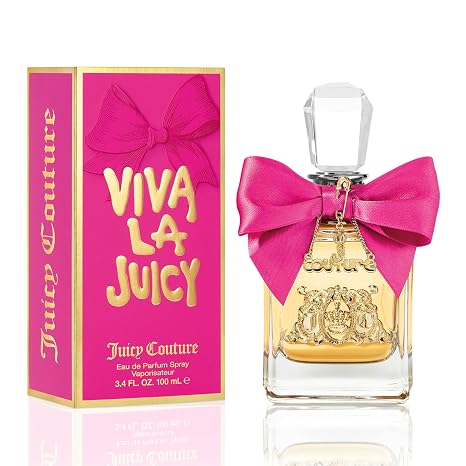 Juicy Couture Viva La Juicy Eau De Parfum, Women's Perfume with Notes of Mandarin, Gardenia & Caramel, Floral & Sweet Perfume for Women, EDP Spray
