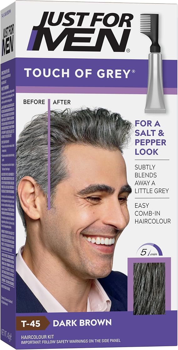 JUST FOR MEN Touch of Grey Koyu Kahve Saç Boyası