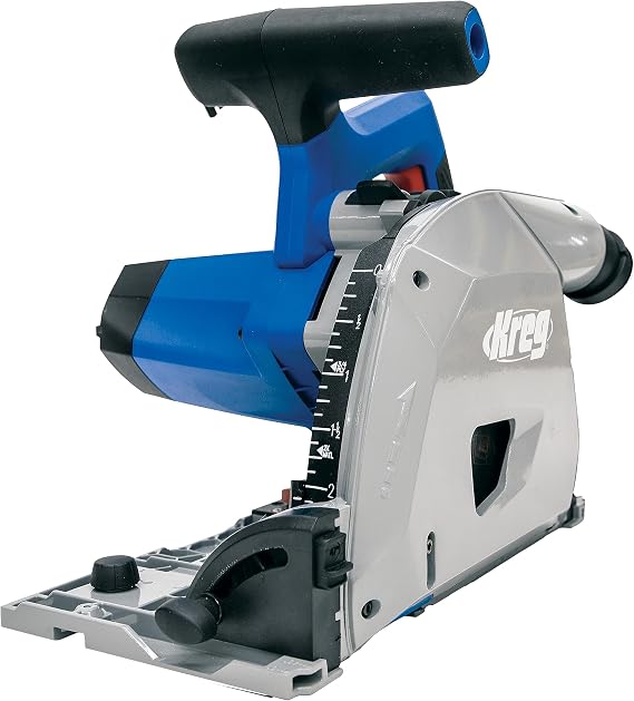 Kreg Adaptive Cutting System Plunge Saw - Plunge Circular Saw - Cuts Solid Wood & Plywood - Adjustable Track Saw - Carpentry Tools & Accessories - ACS-SAWBB
