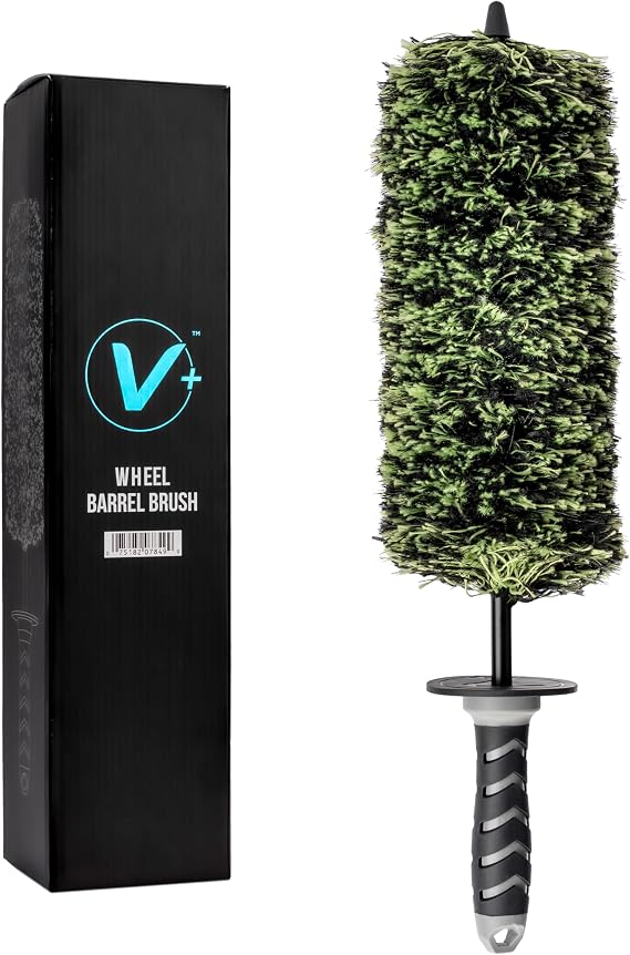VIKING V+ Wheel Barrel Brush for Deep Wheel Cleaning, 17 Inch Length