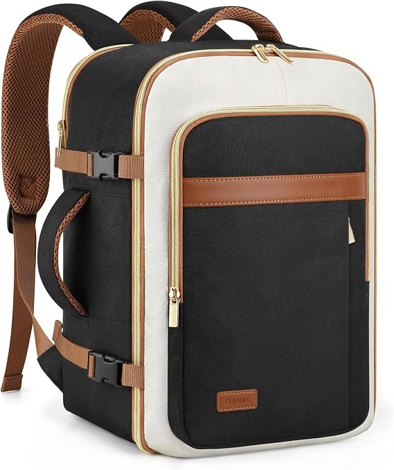ETRONIK Ryanair Cabin Bags 40x30x20 Underseat, 24L Travel laptop Backpack | Hand Luggage Bag Cabin Size with Wet Pocket, Wizzair Water Resistant Carry on Bag, 15'' Laptop Rucksack for Ryan Air, Easyjet