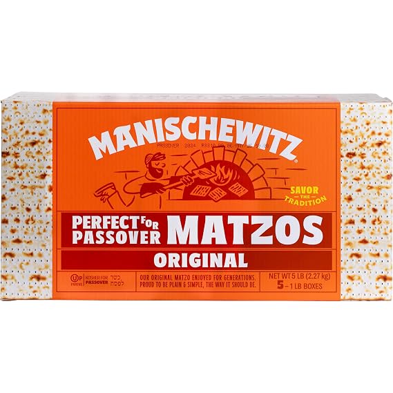 Manischewitz Matzo, Unsalted, 80 Ounce Box