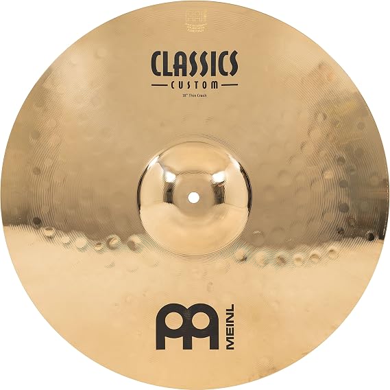 MEINL Cymbals Cymbals Classics Custom Brilliant Series Crash Cymbal 18" Thin Crash CC18TC-B