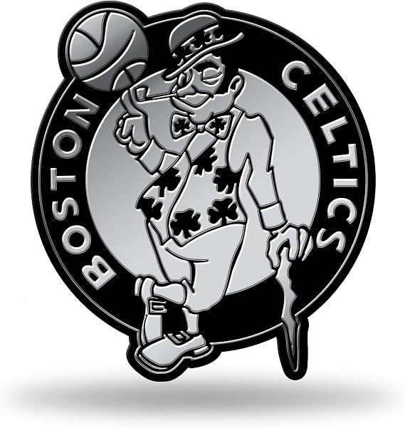 Rico Industries NBA Boston Celtics Chrome Finished Auto Emblem 3D Sticker