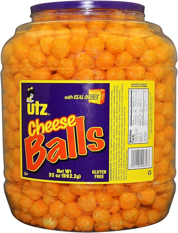 Utz Cheese Balls Cheese Ball 35 oz. 35 g Parallel Import