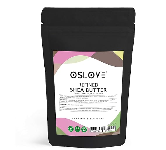 Organic Refined Shea Butter, 16 oz