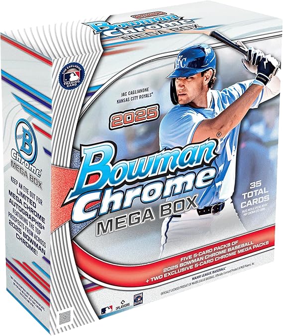 2025 Bowman Chrome MLB Baseball - Factory Sealed - Mega Box