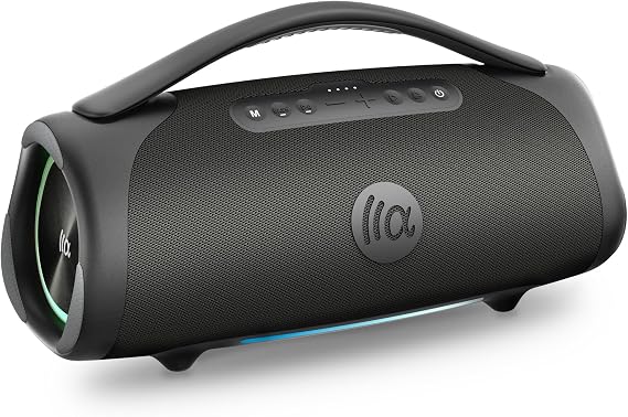 TAZATA 160W Bluetooth Speaker, 180W Peak Loud Stereo Sound, 12H Playtime, Punchy Bass, IPX7 Waterproof, RGB Lights, BT5.3, for Outdoor Party Camping Beach