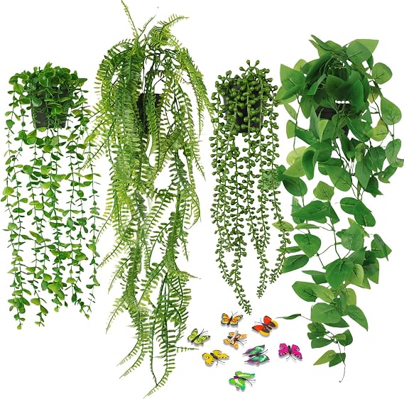 Artificial Hanging Plant Fake Plants, Artificial Plants Indoor