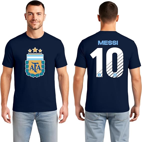 Icon Sports Officially Licensed Argentine Football Association Soccer Cotton T-Shirt - Unisex Adult