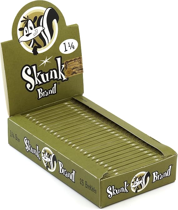 Skunk Unflavored size 1 1/4 Rolling Papers - Box/25