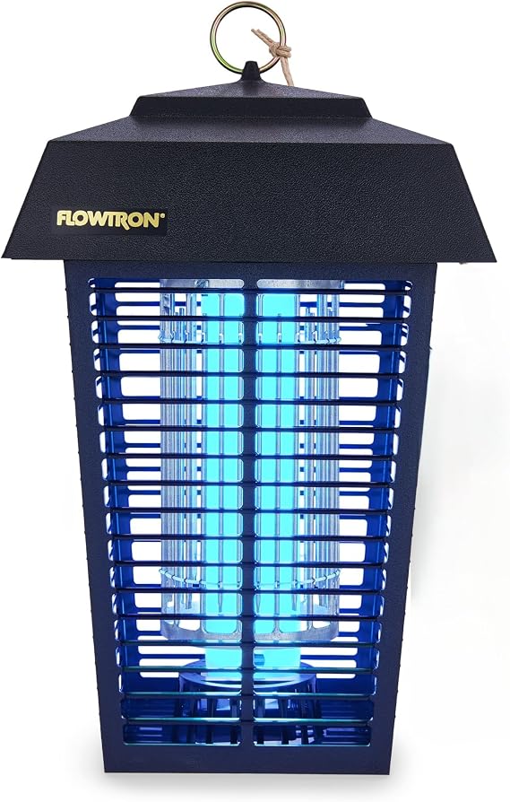 Flowtron Bug Zapper, 1 Acre Outdoor, 40W UV Bulb, 5600V, Octenol Attractant
