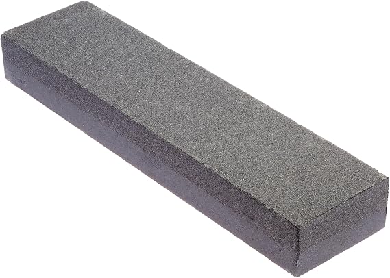 SE 8-Inch Silicon Carbide Double-Sided Whetstone - Sharpening Stone with 120 and 240 Grits, Includes Blue Storage Case SS72BK