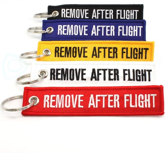Rotary13B1 Remove After Flight Keychain - 5pcs - Multi