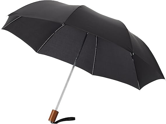 Bullet 20 Oho 2-Section Umbrella (14.8 x 35.4 inches) (Solid Black)