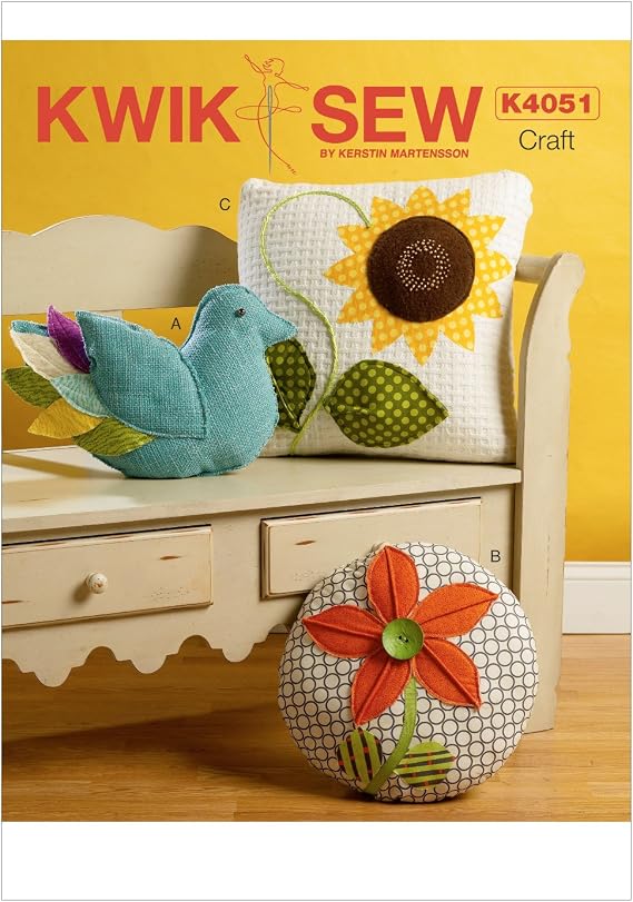 KWIK-SEW PATTERNS K4051 Pillows, One Size Only