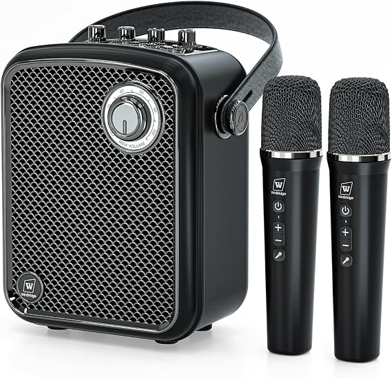 70W Voice Amplifier with 2 Wireless Handheld Microphones & Bluetooth 5.3