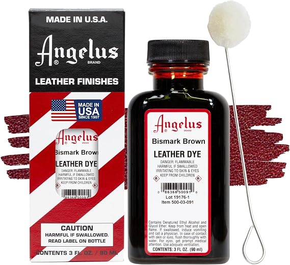 Angelus Leather Dye Bismark Brown