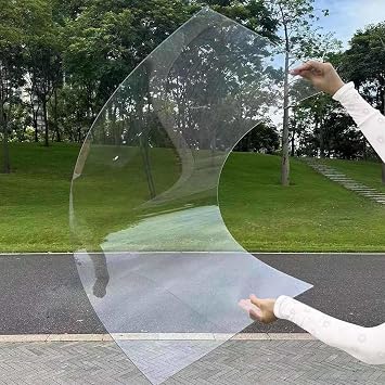 1mm Clear Polycarbonate Roofing Sheets, Transparent Acrylic Plastic Sheet, Roof Insulation Panels, Easy to Bend and Cut, UV Resistant Replacement Panels,WL-0.8x2m