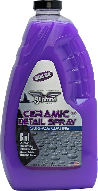 Gliptone Ceramic Detail Spray, Intensifies Gloss, Long Lasting Surface Coating (64 Fl Oz)
