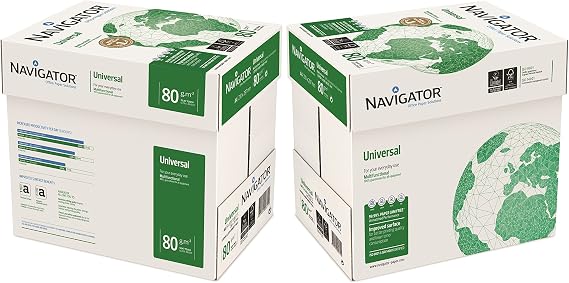 Navigator Universal - Kağıt, A4, 80 g/m² 10x Reams (5.000 yaprak) - 1x kutu