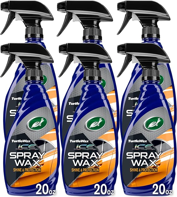 Turtle Wax ICE Spray Wax for Cars, 20 oz. (Pack of 6)