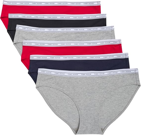 Tommy Hilfiger Women's Cotton Logo Bikini Underwear 6-pack