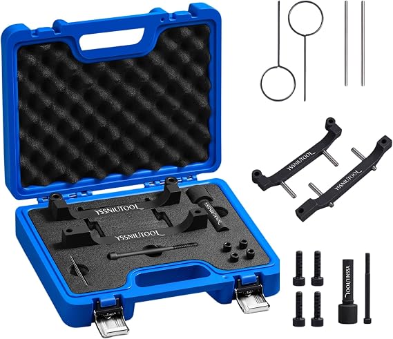 Camshaft Crankshaft Locking Timing Tool Kit Compatible with Jeep Grand Cherokee V6 Chrysler 3.0 Diesel Engine.OEM10359A 10338-1 10339