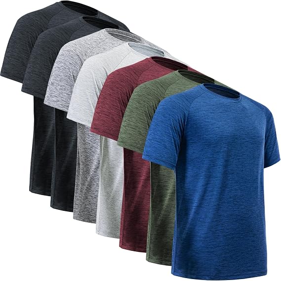 BALENNZ Workout Shirts for Men Quick Dry Athletic Shirts & Tees