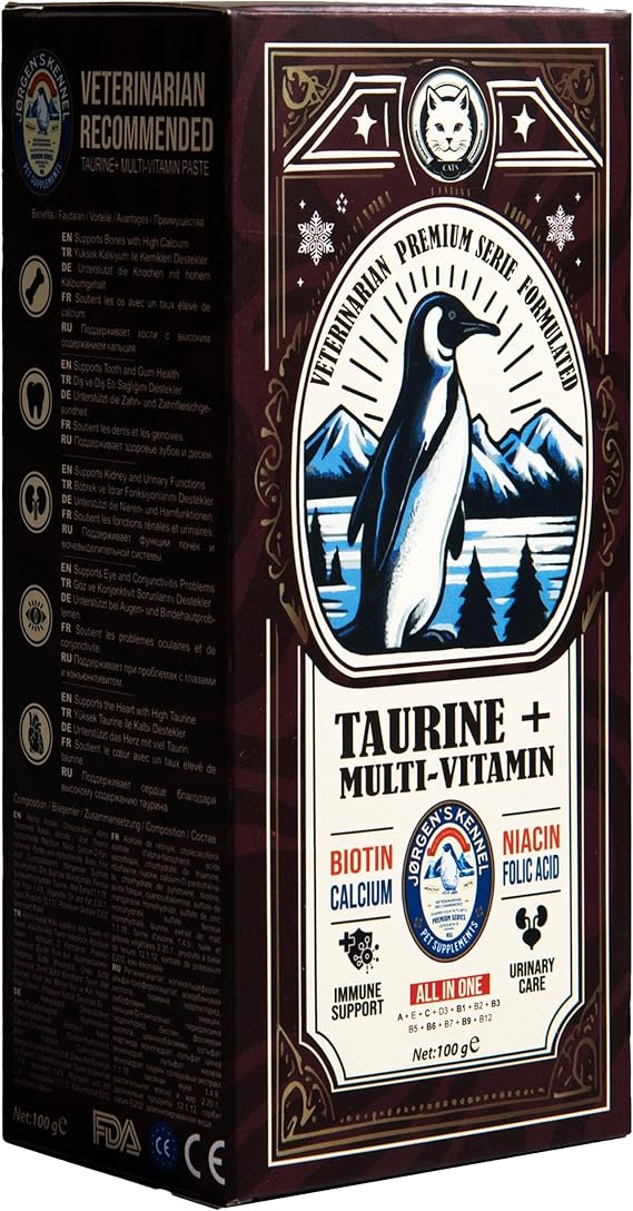 Taurine + Premium ve Organik Kedi Multi-Vitamini