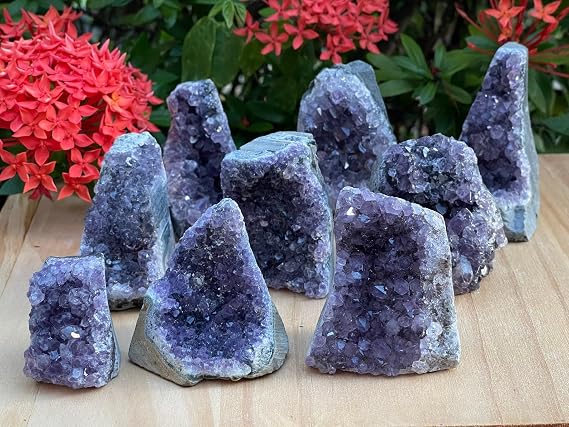 Amethyst Cluster, Amethyst Geode, Raw Amethyst, Amethyst Cathedral, Amethyst Druze, Amethyst Crystal (0.3-0.5 lb)