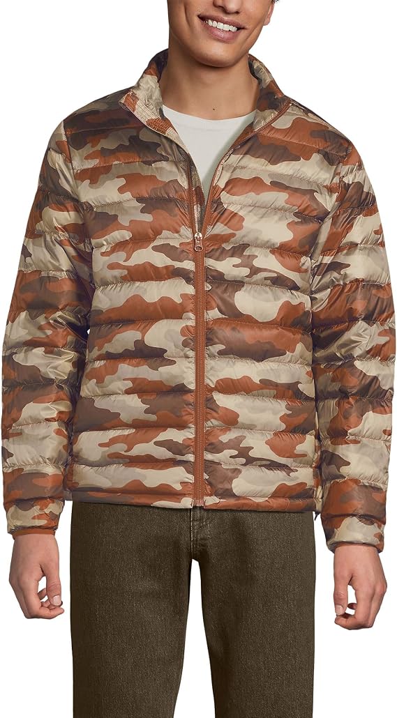 Lands' End Men's Wanderweight Ultralight Packable Down Jacket
