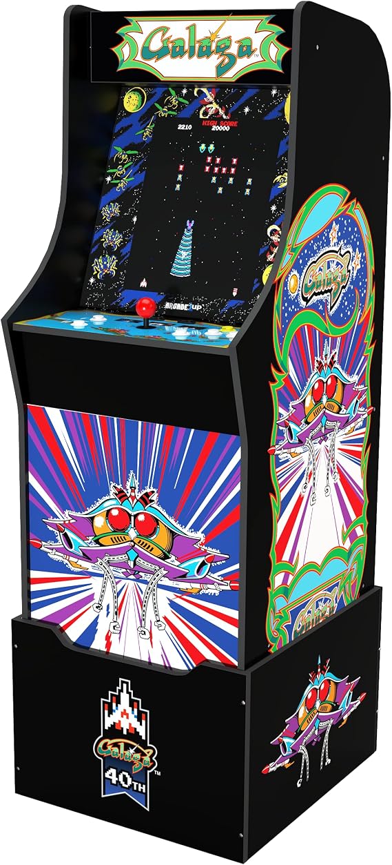  ARCADE1UP Legacy Edition - Galaga 40th Anniversary with License Riser 