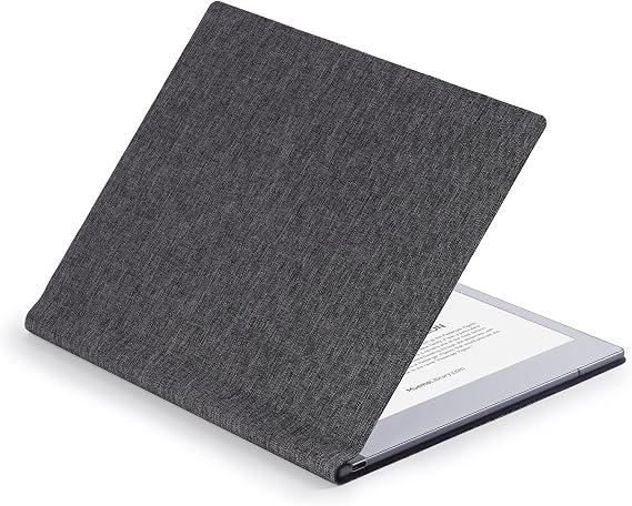 Magnetic Folio Case for Remarkable 2 Paper Tablet 10.3" 2020 Released - Program Templates & Replacement Marker Stylus Pen Tips, Fabric Grey