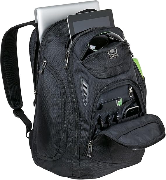 OGIO 411065 Mercury 17" Computer Laptop Backpack, Black