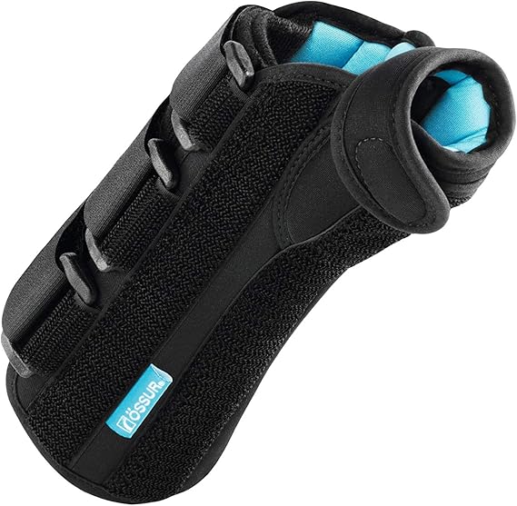 Ossur Formfit Thumb Spica Brace for DeQuervains Tendonitis, Arthritis and Gamekeepers Thumb | Features Removable Aluminium Stays & Contact Closure Straps | Breathable Material | (Left, X-Small)
