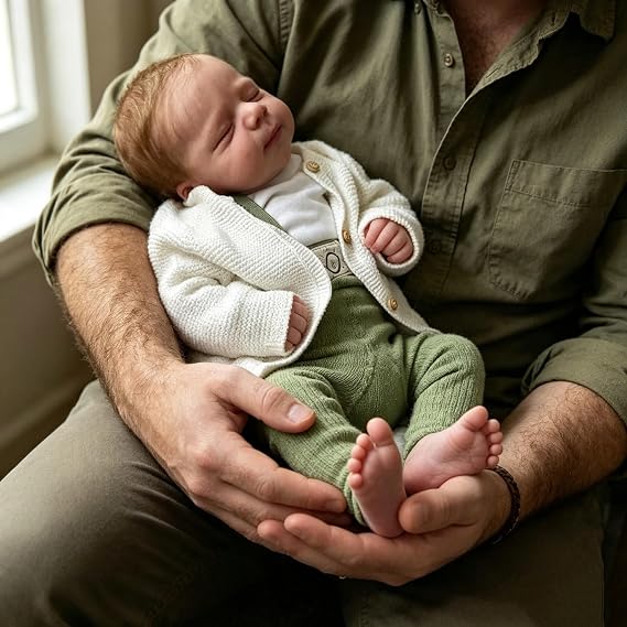 Anano 18 Inch Realistic Reborn Baby Doll Boy - Lifelike Posable Newborn Baby Doll with Accessories, Real Life Babys Dolls for Kids Role Playing & Xmas Gift