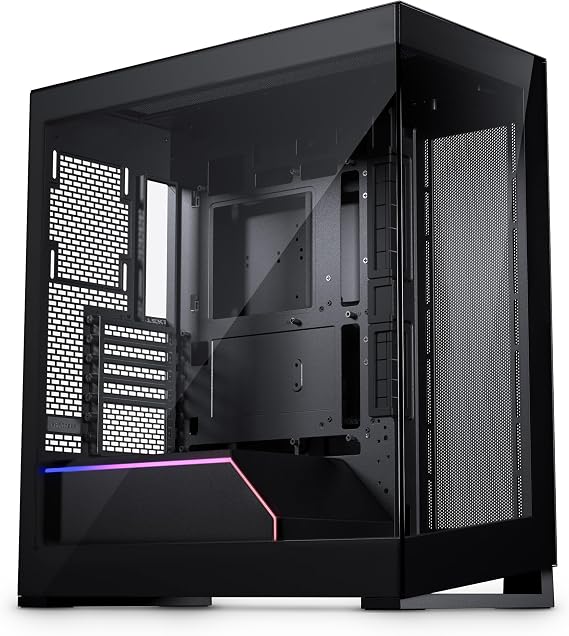 Phanteks NV5 V2 Mid Tower PC Case – Black – Tempered Glass – High Airflow – ATX and E-ATX Compatible